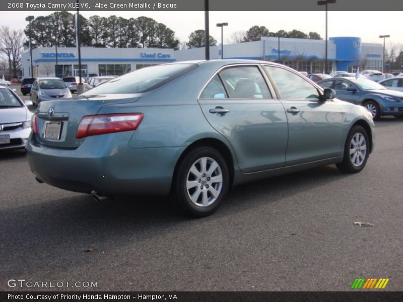 Aloe Green Metallic / Bisque 2008 Toyota Camry XLE V6