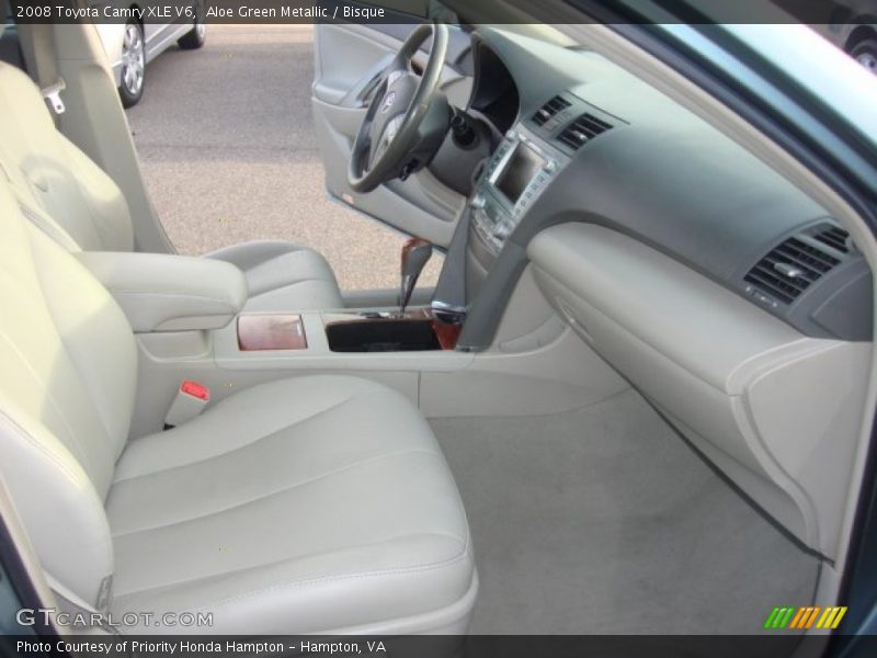 Aloe Green Metallic / Bisque 2008 Toyota Camry XLE V6
