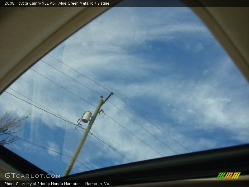 Aloe Green Metallic / Bisque 2008 Toyota Camry XLE V6