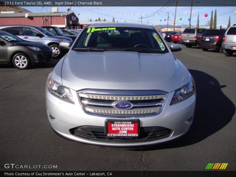 Ingot Silver / Charcoal Black 2011 Ford Taurus SEL AWD