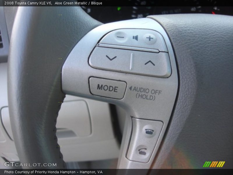Aloe Green Metallic / Bisque 2008 Toyota Camry XLE V6