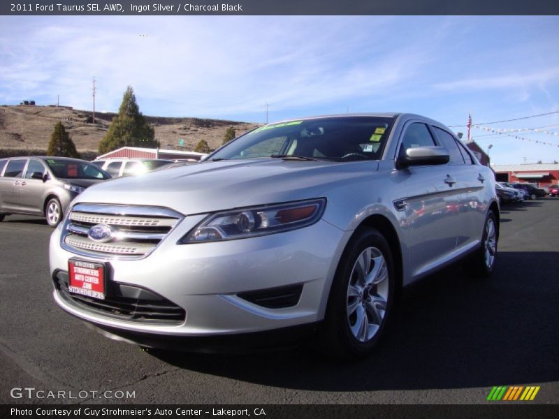 Ingot Silver / Charcoal Black 2011 Ford Taurus SEL AWD
