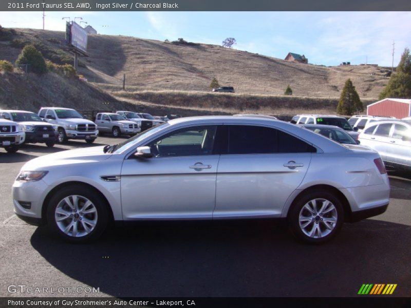 Ingot Silver / Charcoal Black 2011 Ford Taurus SEL AWD