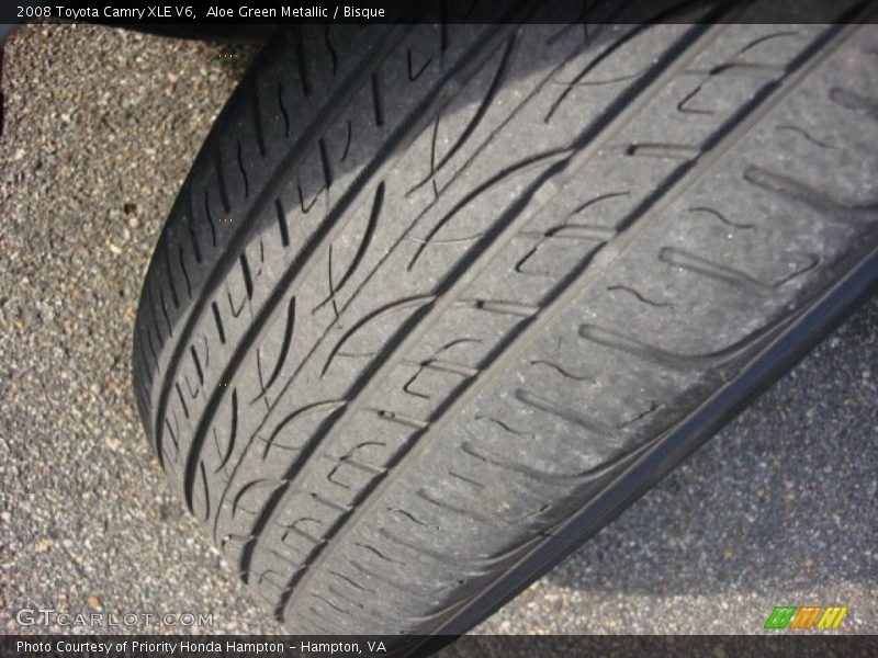 Aloe Green Metallic / Bisque 2008 Toyota Camry XLE V6