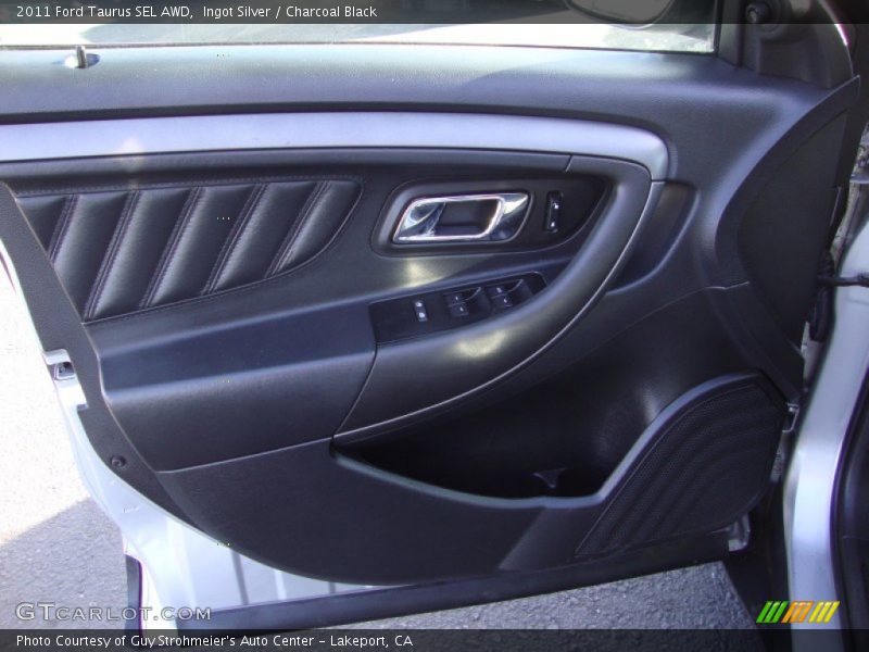 Ingot Silver / Charcoal Black 2011 Ford Taurus SEL AWD