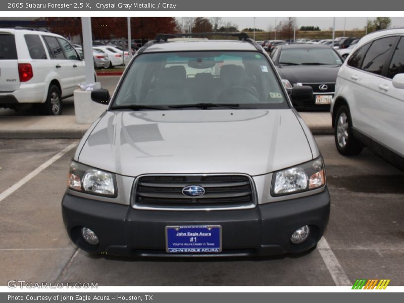 Crystal Gray Metallic / Gray 2005 Subaru Forester 2.5 X