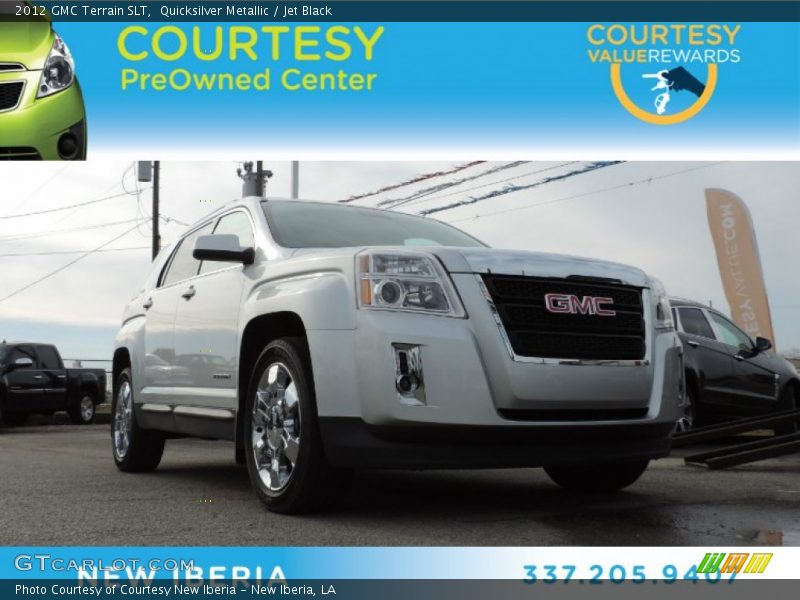 Quicksilver Metallic / Jet Black 2012 GMC Terrain SLT