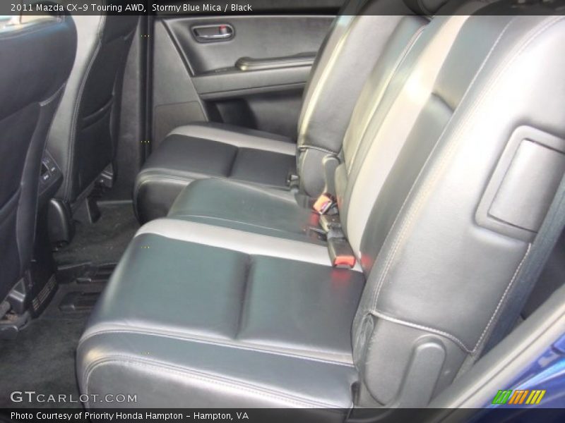 Stormy Blue Mica / Black 2011 Mazda CX-9 Touring AWD