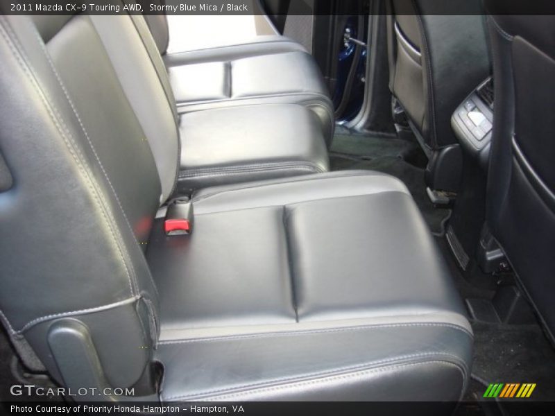 Stormy Blue Mica / Black 2011 Mazda CX-9 Touring AWD