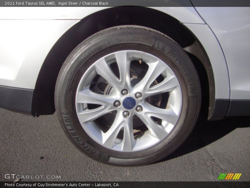 Ingot Silver / Charcoal Black 2011 Ford Taurus SEL AWD