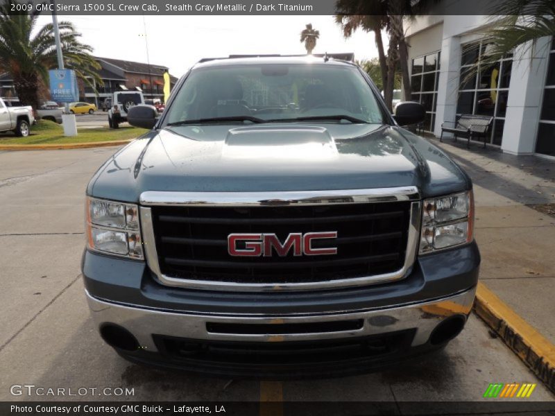 Stealth Gray Metallic / Dark Titanium 2009 GMC Sierra 1500 SL Crew Cab