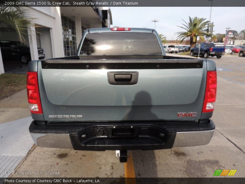 Stealth Gray Metallic / Dark Titanium 2009 GMC Sierra 1500 SL Crew Cab
