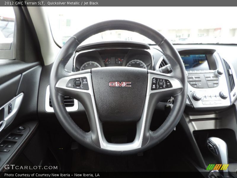 Quicksilver Metallic / Jet Black 2012 GMC Terrain SLT