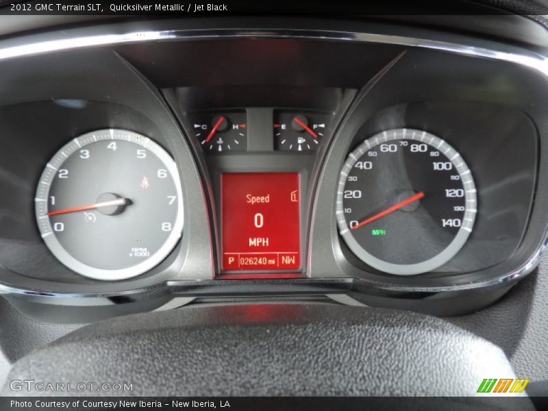 Quicksilver Metallic / Jet Black 2012 GMC Terrain SLT