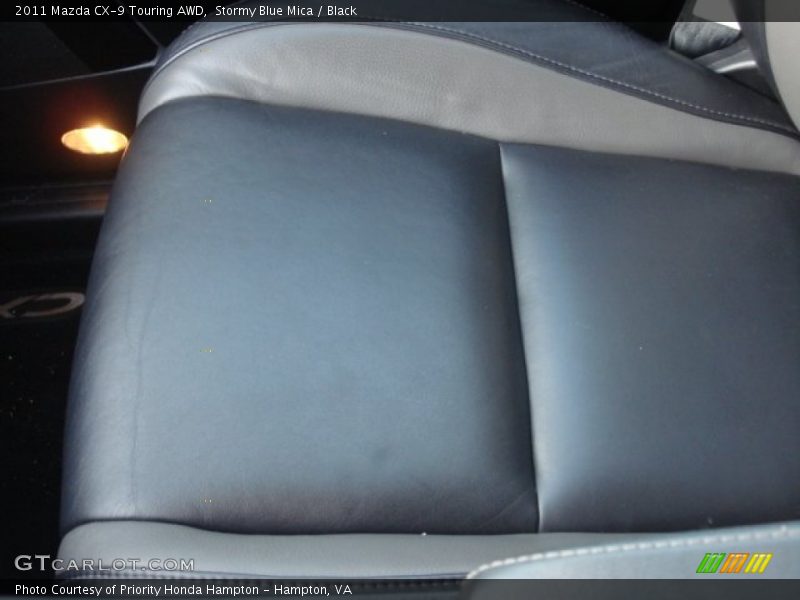 Stormy Blue Mica / Black 2011 Mazda CX-9 Touring AWD