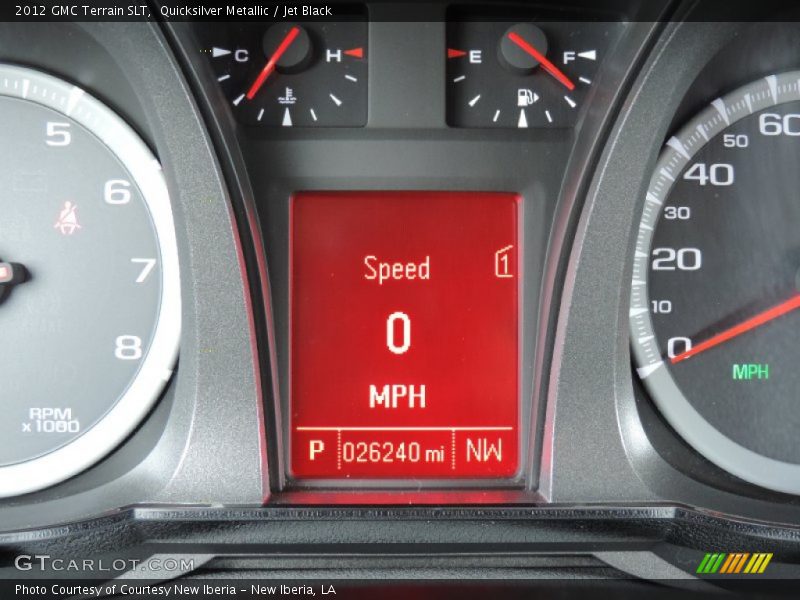Quicksilver Metallic / Jet Black 2012 GMC Terrain SLT