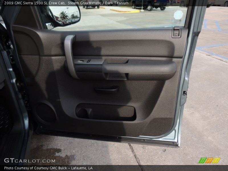 Stealth Gray Metallic / Dark Titanium 2009 GMC Sierra 1500 SL Crew Cab
