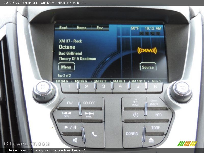 Quicksilver Metallic / Jet Black 2012 GMC Terrain SLT