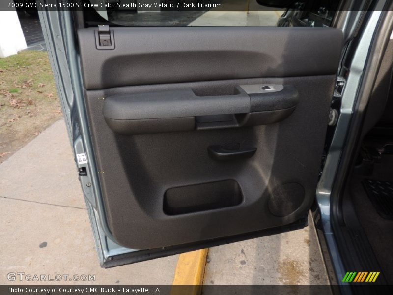 Stealth Gray Metallic / Dark Titanium 2009 GMC Sierra 1500 SL Crew Cab
