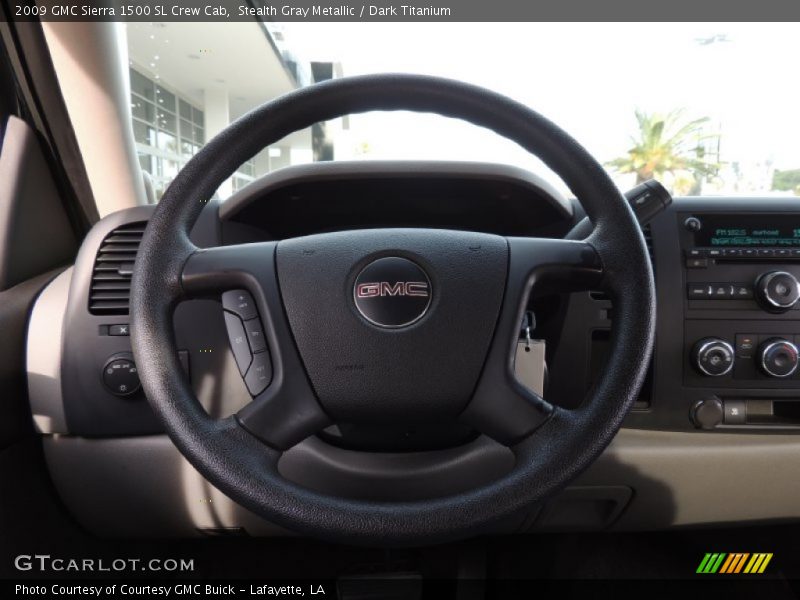 Stealth Gray Metallic / Dark Titanium 2009 GMC Sierra 1500 SL Crew Cab