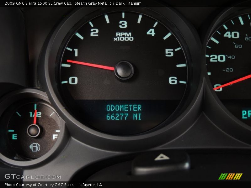 Stealth Gray Metallic / Dark Titanium 2009 GMC Sierra 1500 SL Crew Cab