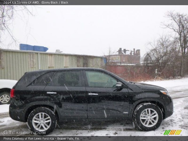 Ebony Black / Black 2014 Kia Sorento LX AWD