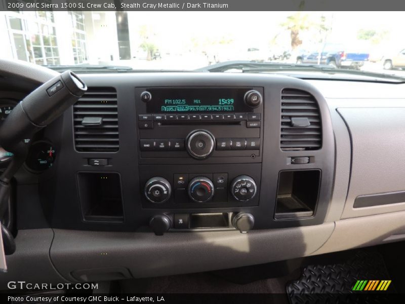 Stealth Gray Metallic / Dark Titanium 2009 GMC Sierra 1500 SL Crew Cab