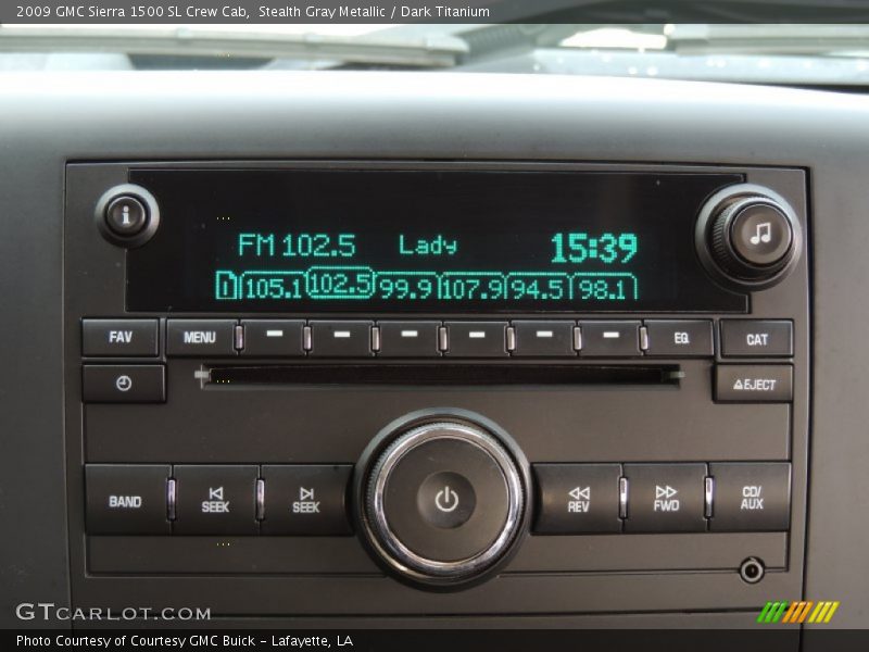 Stealth Gray Metallic / Dark Titanium 2009 GMC Sierra 1500 SL Crew Cab