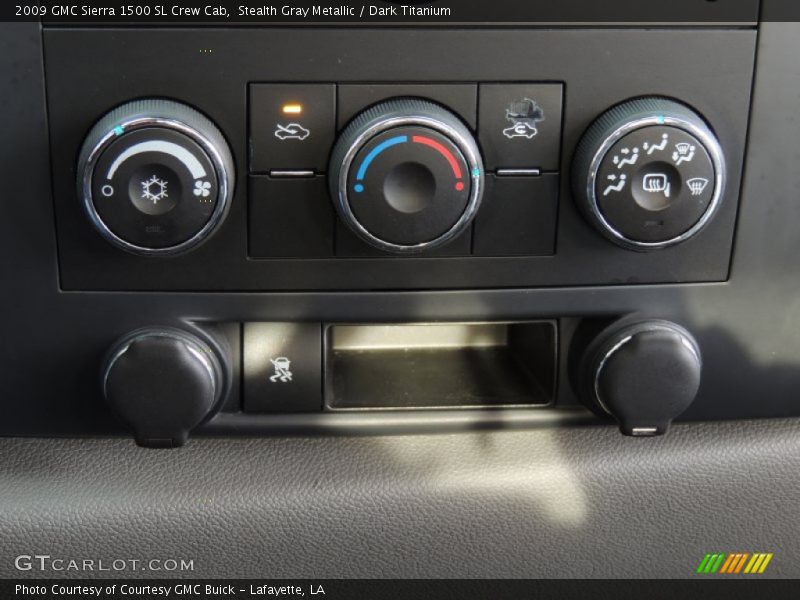 Stealth Gray Metallic / Dark Titanium 2009 GMC Sierra 1500 SL Crew Cab
