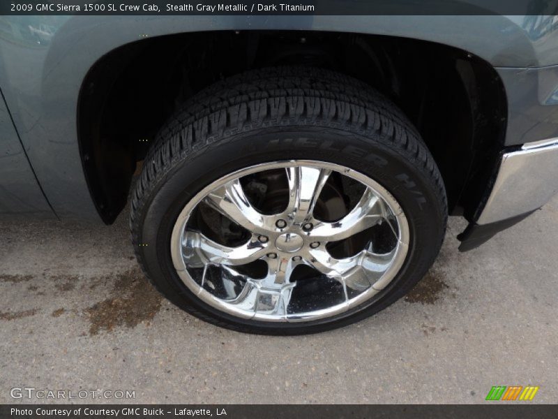 Stealth Gray Metallic / Dark Titanium 2009 GMC Sierra 1500 SL Crew Cab