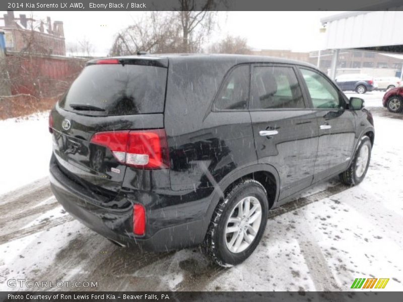 Ebony Black / Black 2014 Kia Sorento LX AWD
