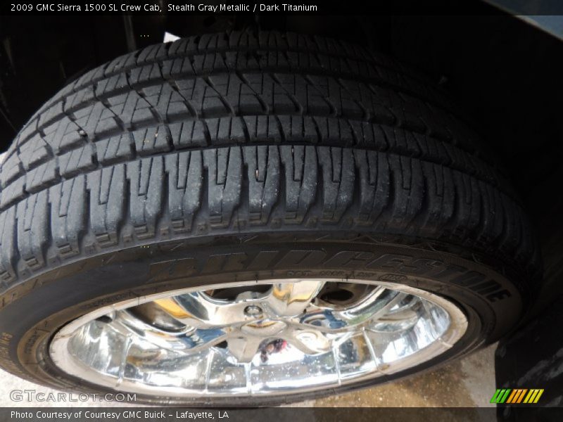 Stealth Gray Metallic / Dark Titanium 2009 GMC Sierra 1500 SL Crew Cab