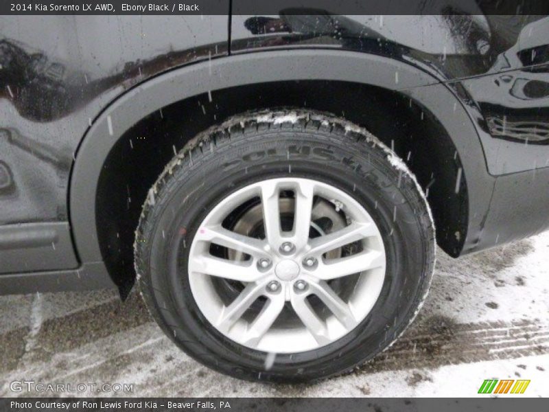Ebony Black / Black 2014 Kia Sorento LX AWD