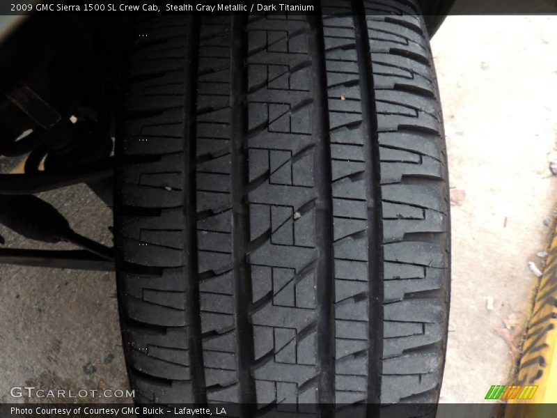 Stealth Gray Metallic / Dark Titanium 2009 GMC Sierra 1500 SL Crew Cab