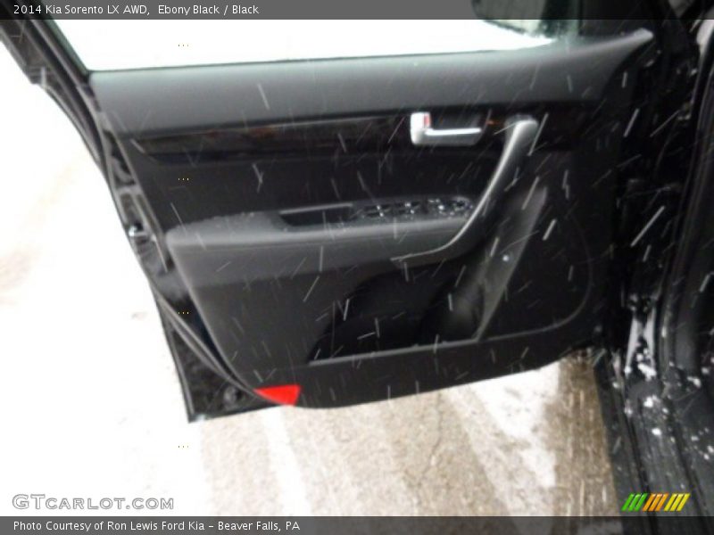Ebony Black / Black 2014 Kia Sorento LX AWD