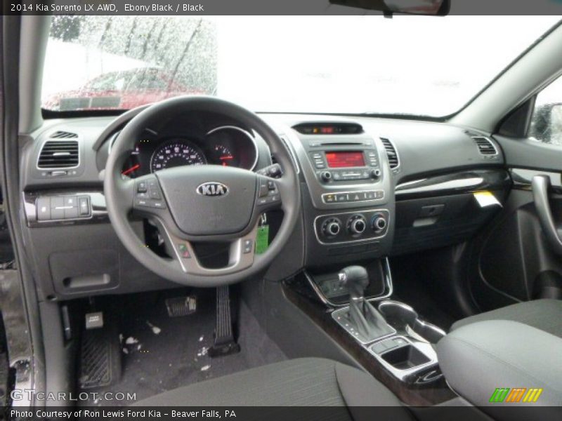 Ebony Black / Black 2014 Kia Sorento LX AWD