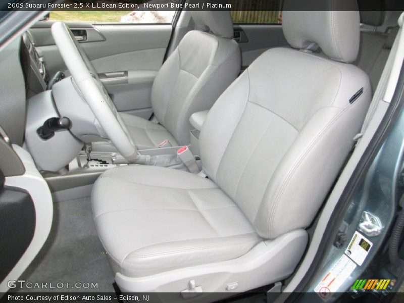 Front Seat of 2009 Forester 2.5 X L.L.Bean Edition