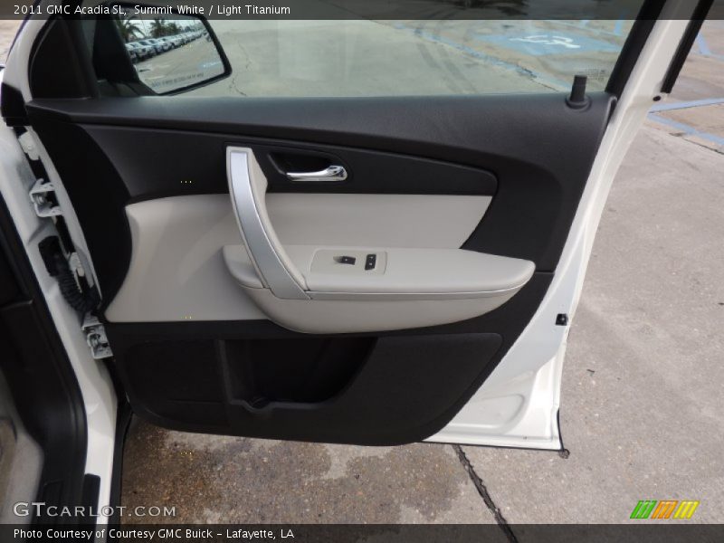 Summit White / Light Titanium 2011 GMC Acadia SL
