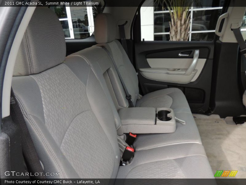 Summit White / Light Titanium 2011 GMC Acadia SL