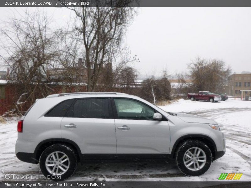 Bright Silver / Black 2014 Kia Sorento LX AWD