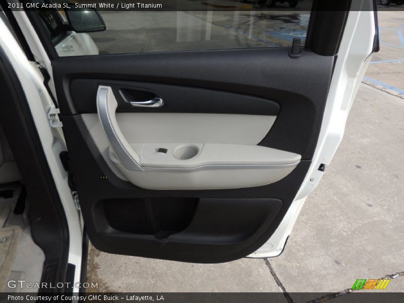 Summit White / Light Titanium 2011 GMC Acadia SL