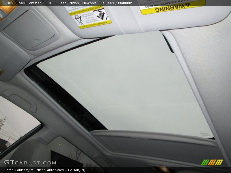 Newport Blue Pearl / Platinum 2009 Subaru Forester 2.5 X L.L.Bean Edition