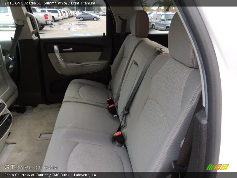 Summit White / Light Titanium 2011 GMC Acadia SL