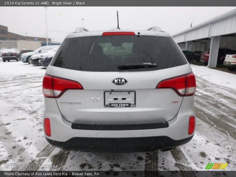 Bright Silver / Black 2014 Kia Sorento LX AWD