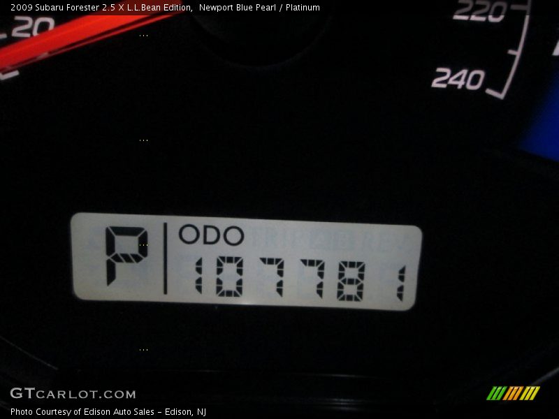 Newport Blue Pearl / Platinum 2009 Subaru Forester 2.5 X L.L.Bean Edition