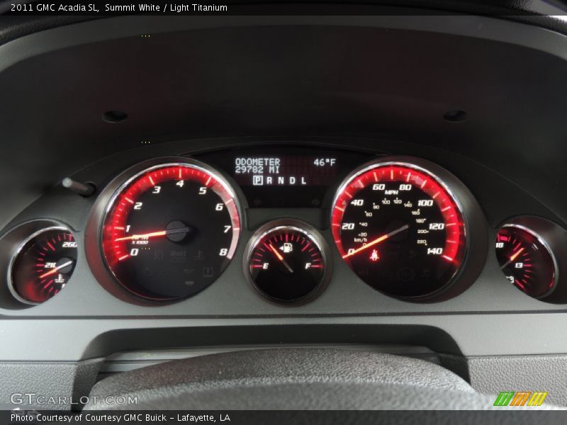 Summit White / Light Titanium 2011 GMC Acadia SL