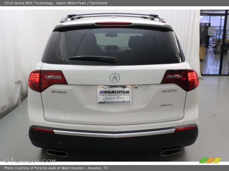 Aspen White Pearl / Parchment 2010 Acura MDX Technology