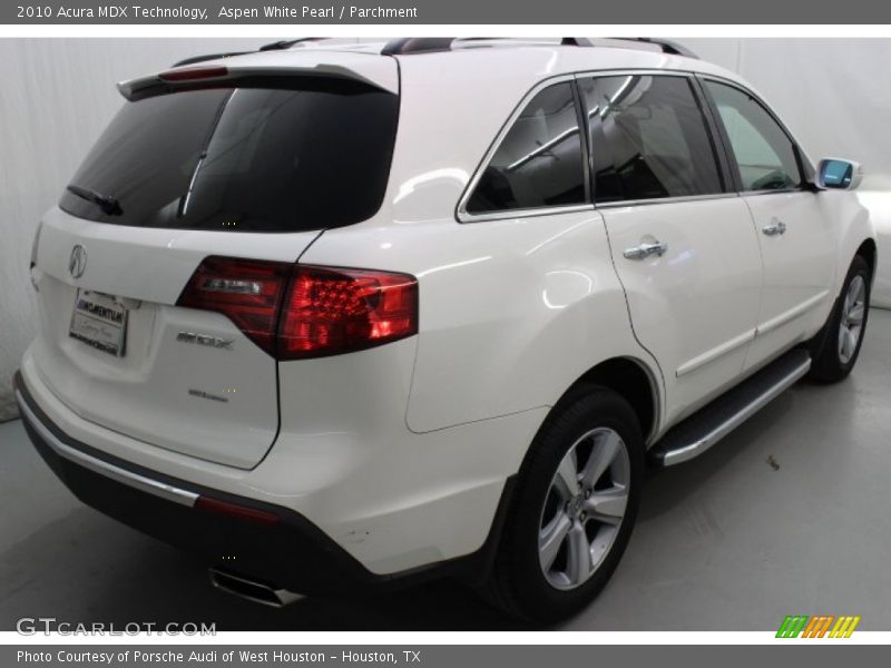 Aspen White Pearl / Parchment 2010 Acura MDX Technology