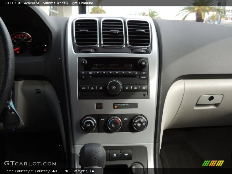 Summit White / Light Titanium 2011 GMC Acadia SL