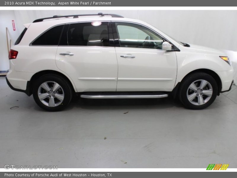Aspen White Pearl / Parchment 2010 Acura MDX Technology